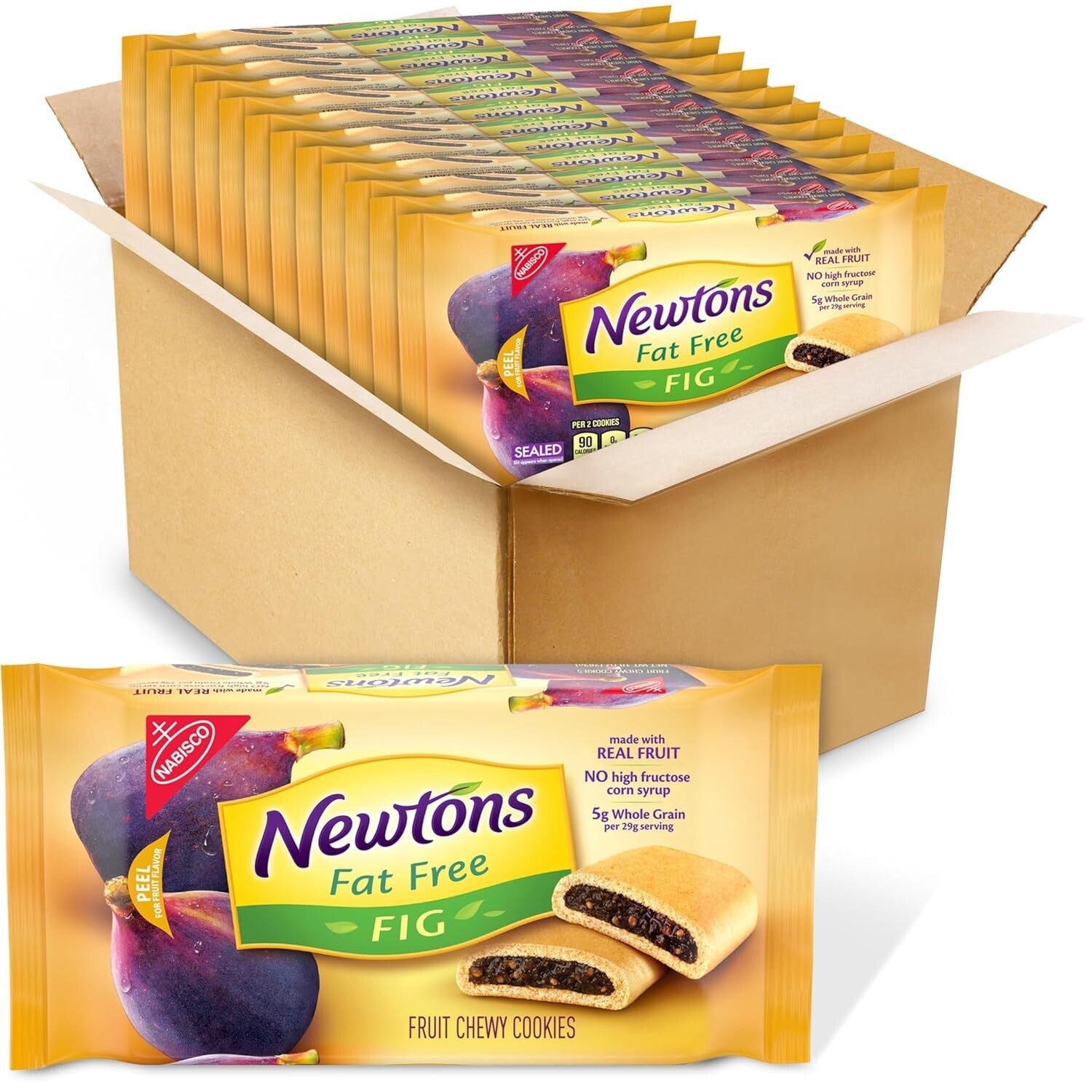 Deliciously Guilt-Free Newtons Fig Cookies - 12 Packs of Soft, Chewy Goodness