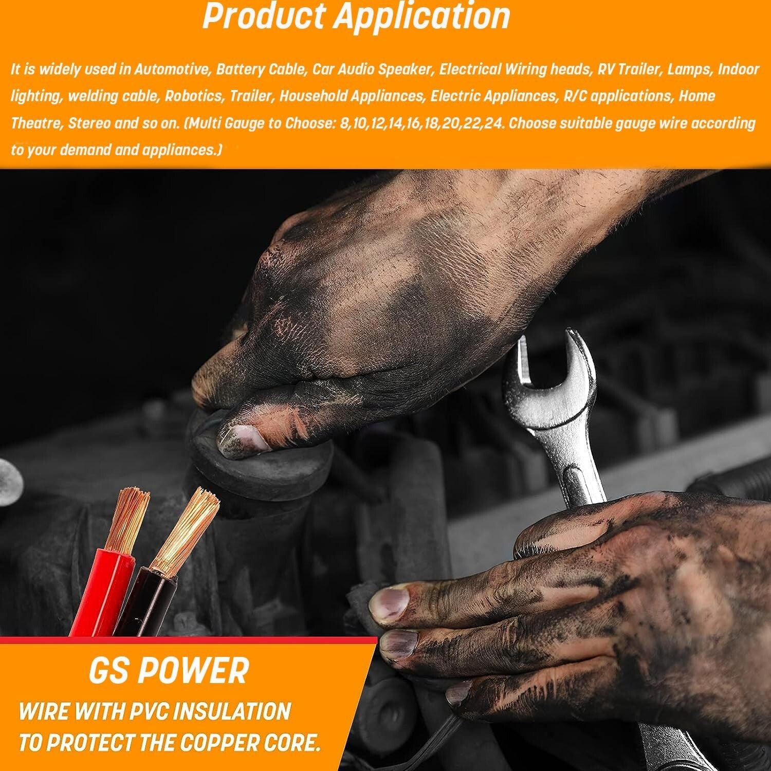 12 Gauge Wire 100ft - Premium Stranded Copper for Audio & Automotive Use