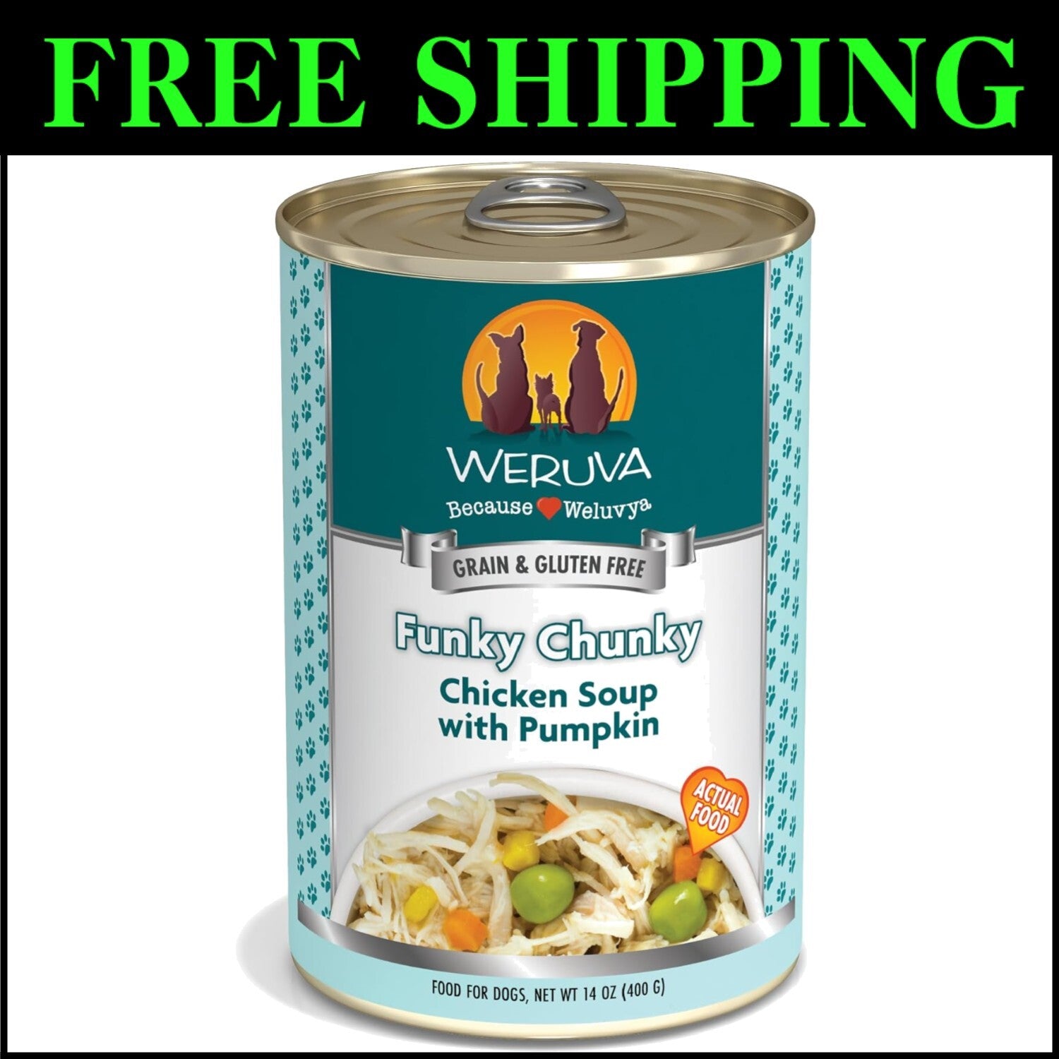 Artisan Funky Chunky Chicken Soup with Nutrient-rich Veggies - 12 Cans, 14oz