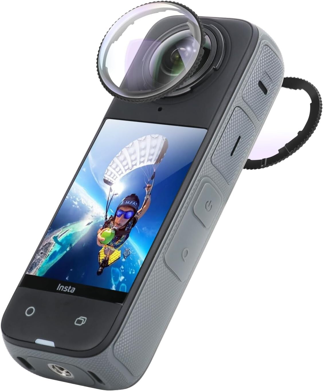 Insta360 X4 Premium Lens Guards - 9H Tempered Glass Scratch-Resistant Protectors