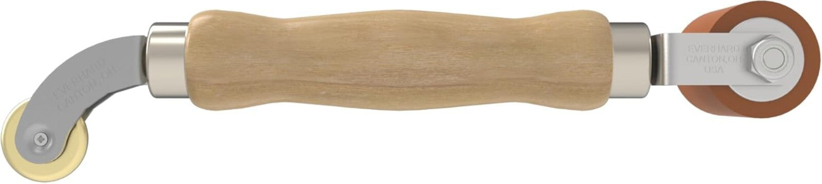 Double-End Silicone and Brass Detail Roller - USA-Made Seam Tool for Precision