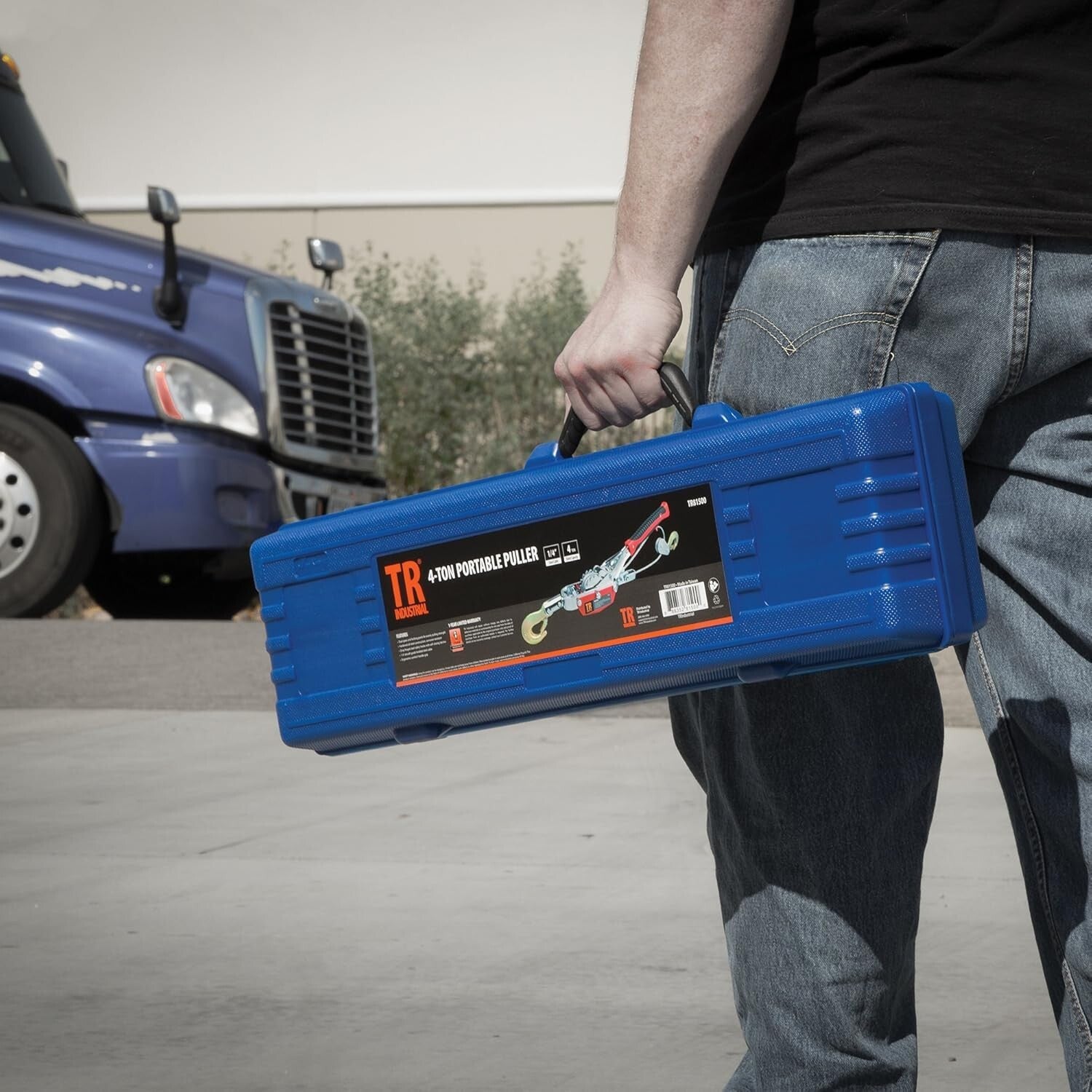 Alloy Steel Portable 4-Ton Puller - Dual Gear System for Ultimate Efficiency