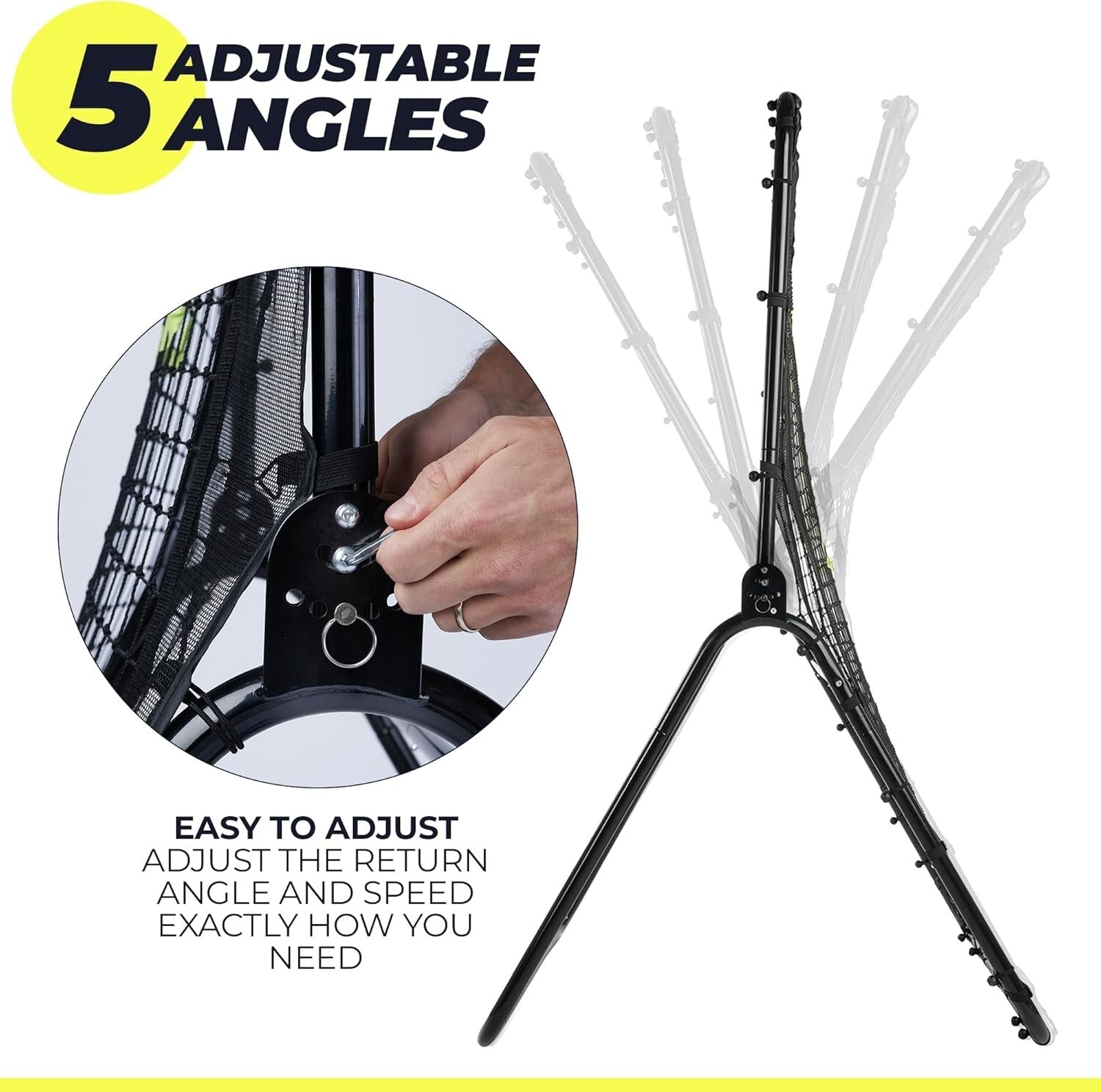 Durable 6x4 Ft. Rebounder Net for Lacrosse, Volleyball & Softball Training