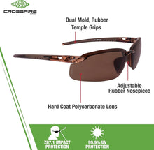 Load image into Gallery viewer, ES5 Ultralight Safety Eyewear with Adjustable Nosepiece &amp; UV Protection