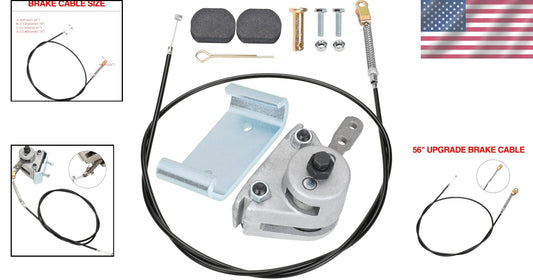 Upgrade Your Go Kart: Mechanical Brake Caliper & Cable Kit for Predator GX160