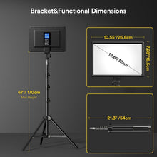 Load image into Gallery viewer, Professional LED Lighting Kit with Adjustable Stands - Ideal for Live Streaming