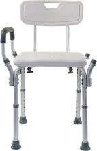 Load image into Gallery viewer, Rust-Resistant Shower and Bath Chair with Contoured Back – Safe &amp; Comfortable