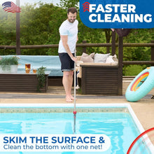 Load image into Gallery viewer, Ultimate ProTuff 19" Pool Cleaning Net - Strong Aluminum Frame &amp; Quick Attach