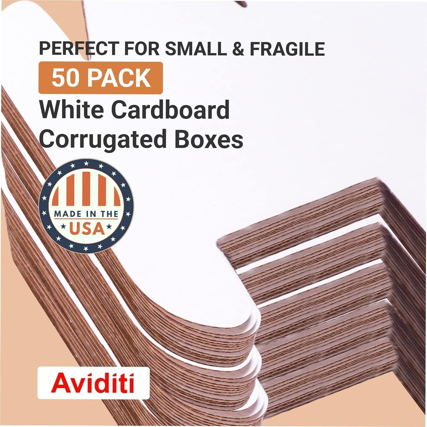50-Pack Heavy Duty Shipping Boxes - 14.25"L x 11.25"W x 2"H, Crush-Proof