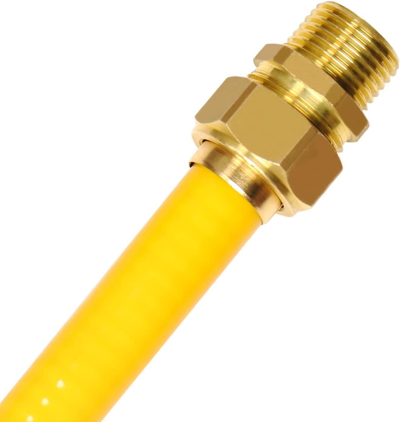 High-Performance 100ft Stainless Steel Corrugated Gas Line - Ideal for All Uses