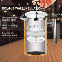 Load image into Gallery viewer, Premium 1.5 L Insulated French Press with 3 Extra Filters - Coffee Lover's Dream