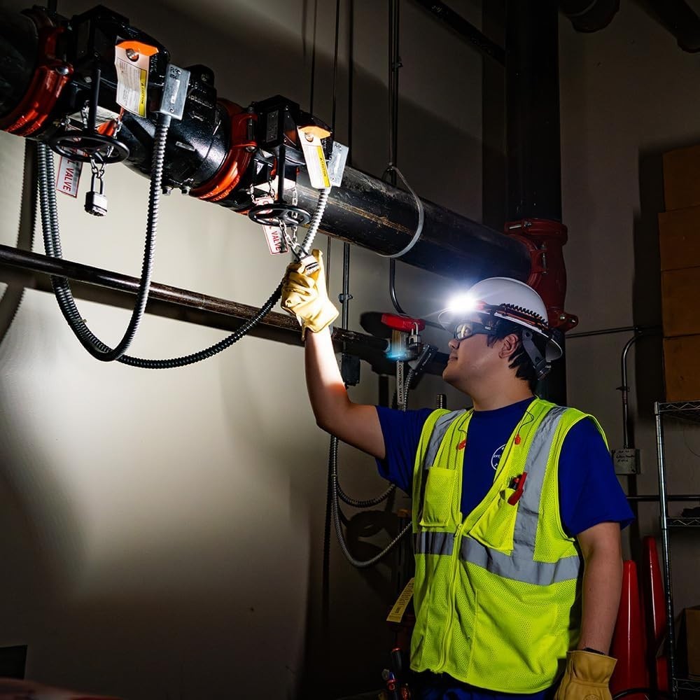 575 Lumens USB-C Rechargeable Headlamp with Adjustable Focus for Work & Outdoors