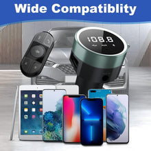 Load image into Gallery viewer, Bluetooth Car Adapter with Remote &amp; Dual USB Charger - Hands-Free FM Transmitter