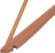 Load image into Gallery viewer, Maximize Closet Space with 16 Durable Cedar Wood Hangers – Eco-Friendly Luxury