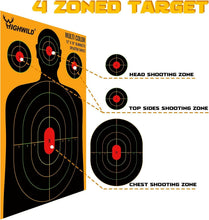 Load image into Gallery viewer, Heavy-Duty Splatter Targets - 50 Pack, 12x18 Inch for Target Shooting Excellence