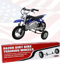 Load image into Gallery viewer, 8.25-Inch Adjustable Training Wheels for Razor MX Models - Safe &amp; Durable Design