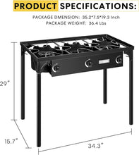 Load image into Gallery viewer, Multi-Functional Heavy-Duty Propane Stove – Ideal for Outdoor Events &amp; Cooking
