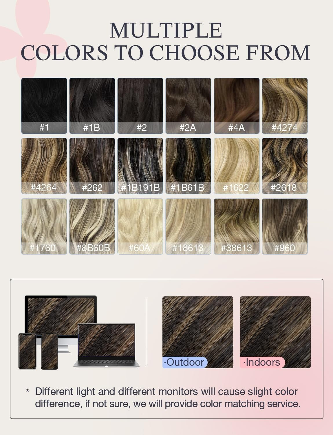 Luxury Human Hair Tape-In Extensions: 18 Inch, Dark to Chestnut, Hypoallergenic