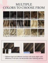 Load image into Gallery viewer, Luxury Human Hair Tape-In Extensions: 18 Inch, Dark to Chestnut, Hypoallergenic