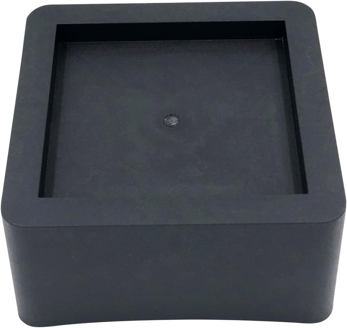 Black Heavy-Duty Bed Risers, 3-Inches of Storage & Support for Any Furniture