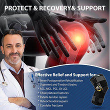 Load image into Gallery viewer, X-Large Adjustable ROM Knee Brace with Locking Dials &amp; Stabilizers for Recovery
