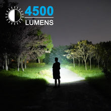 Load image into Gallery viewer, Lightweight Rechargeable 4500 Lumen Spotlight - Waterproof with Versatile Modes