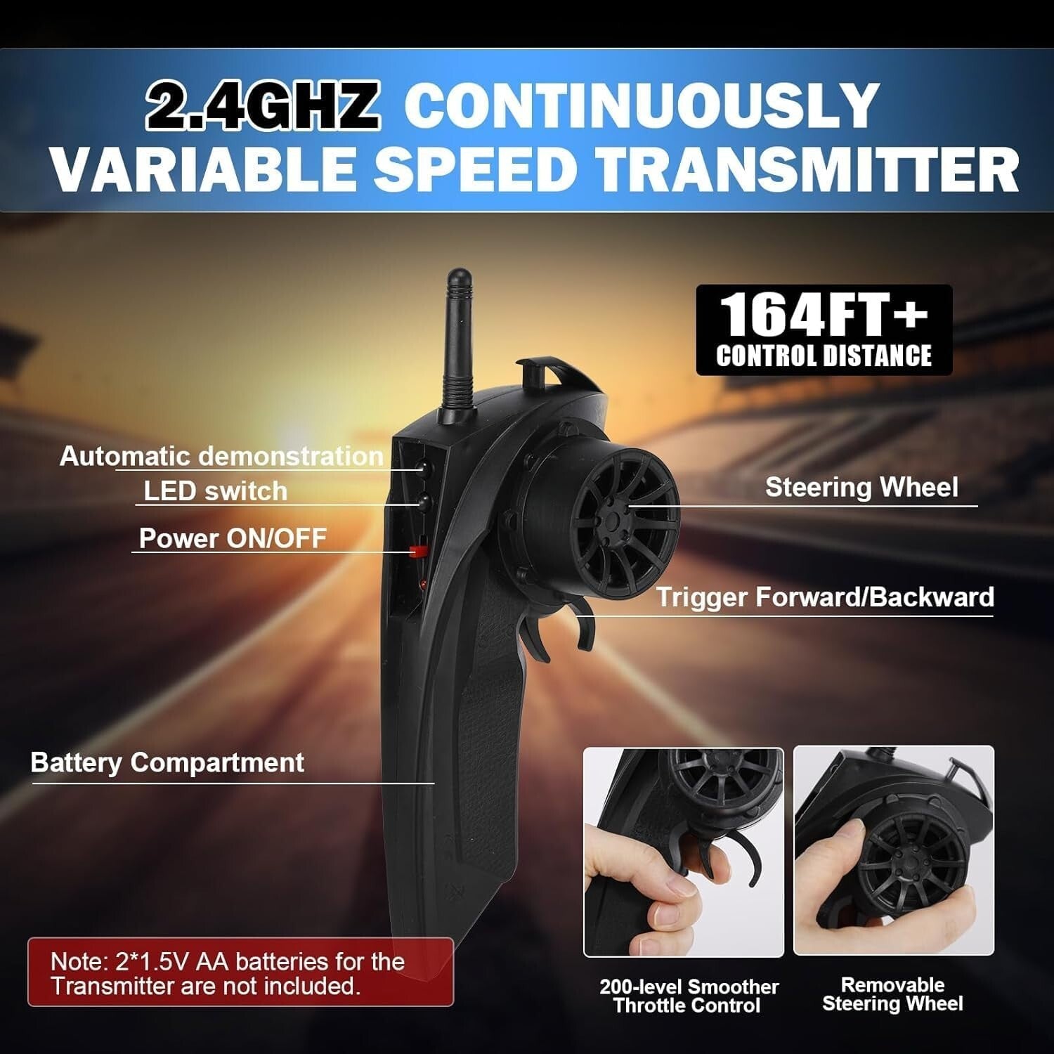 Exciting 4WD Remote Control Drift Car - 28KM/H with Multi-Functional Controller