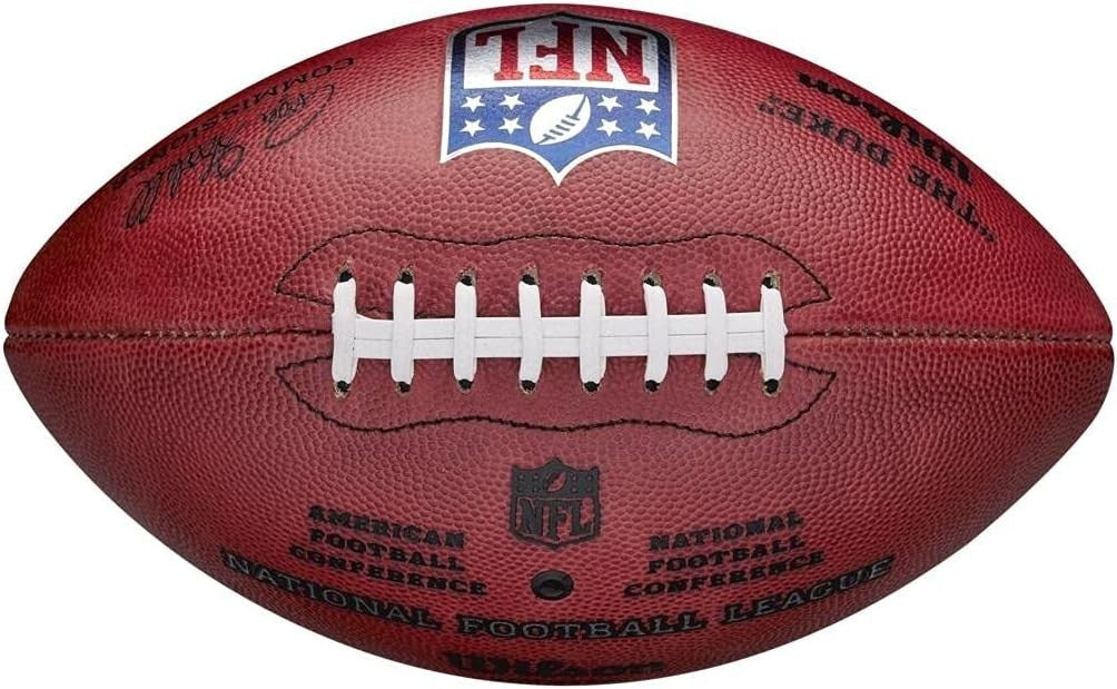 Authentic NFL Football - The Duke Metallic Gold Edition, Hand-Stitched Quality