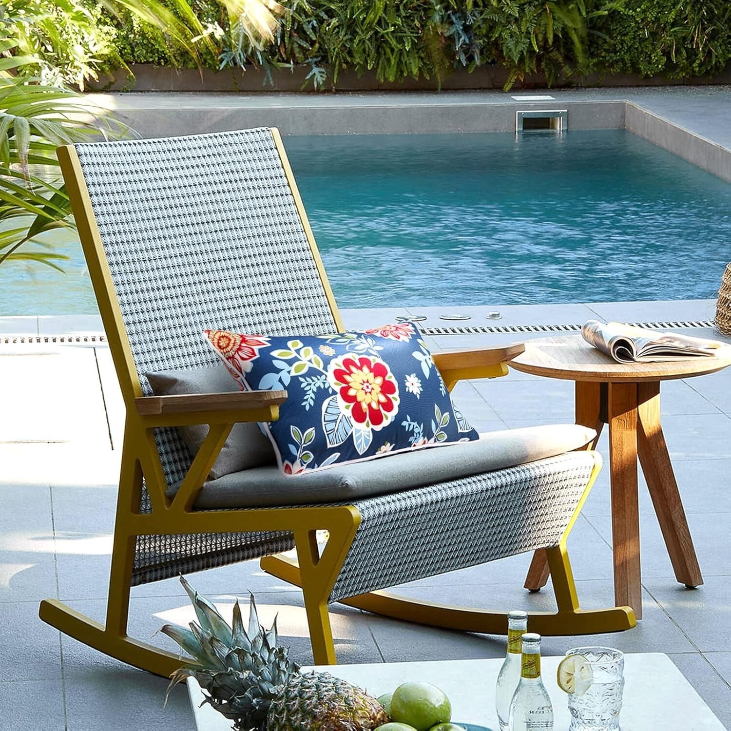 Elegant Waterproof Outdoor Throw Pillows Set of 2 - 12x20 Inch Lumbar Cushions