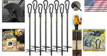 Load image into Gallery viewer, 18” Tungsten Steel Ground Anchors with High Wind Resistance – 1000 lbs Capacity
