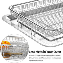 Load image into Gallery viewer, Versatile Non-Stick Oven Tray Set - Large &amp; Medium for Crispy, Healthy Meals