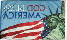 Load image into Gallery viewer, Heavy-Duty God Bless America Nylon Decorative Flag - Made in the U.S.A., 3x5'