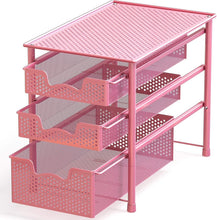 Load image into Gallery viewer, Compact 3-Tier Sliding Basket Organizer for Easy Access - Perfect for Kitchens
