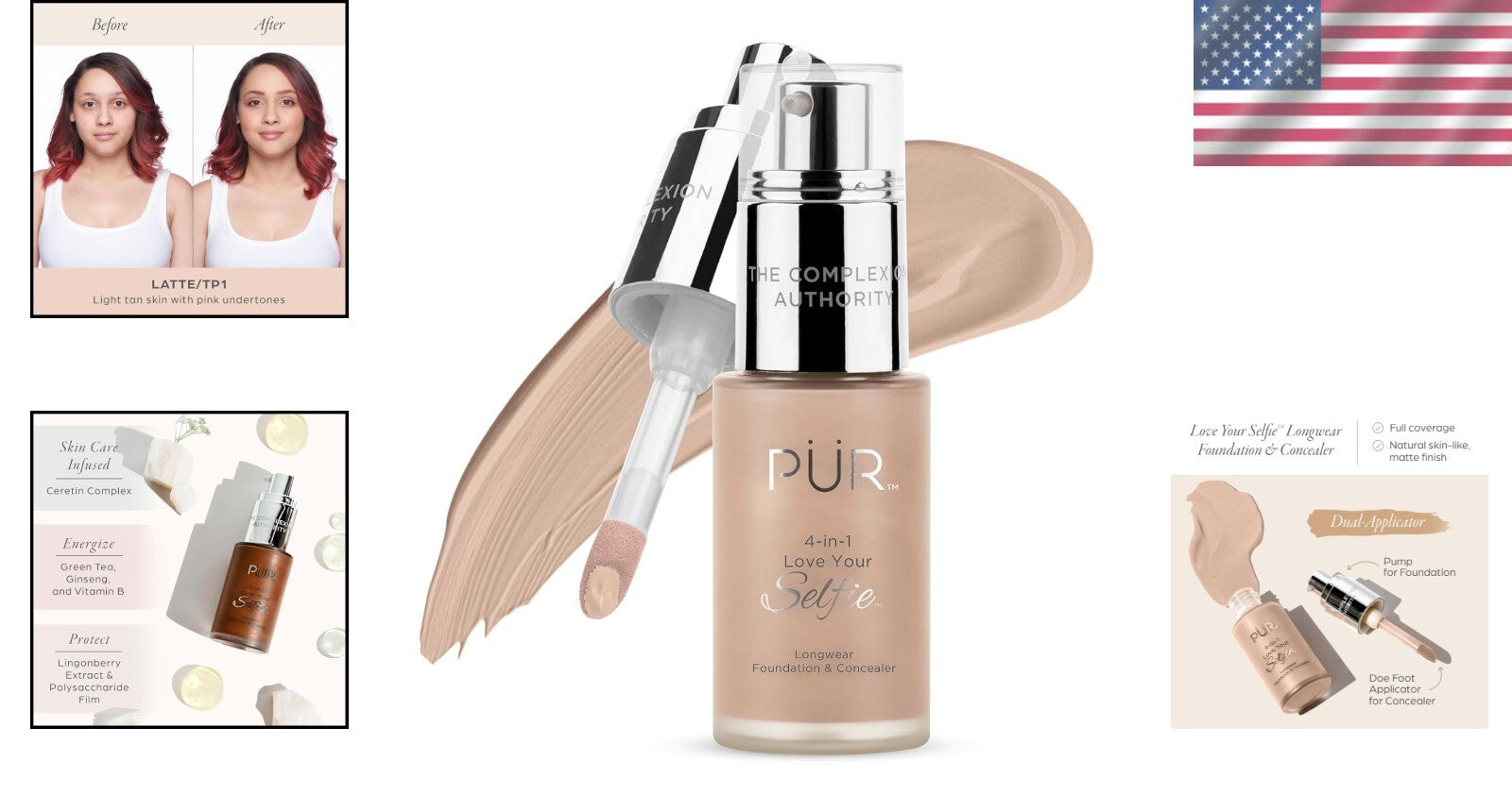 Flawless Matte Foundation & Concealer Cream - Two Application Methods Available