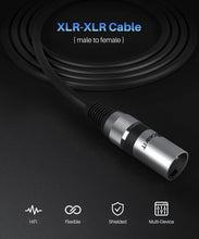 Load image into Gallery viewer, Professional 20ft XLR Male to Female Cables - 6-Pack with Lifetime Guarantee