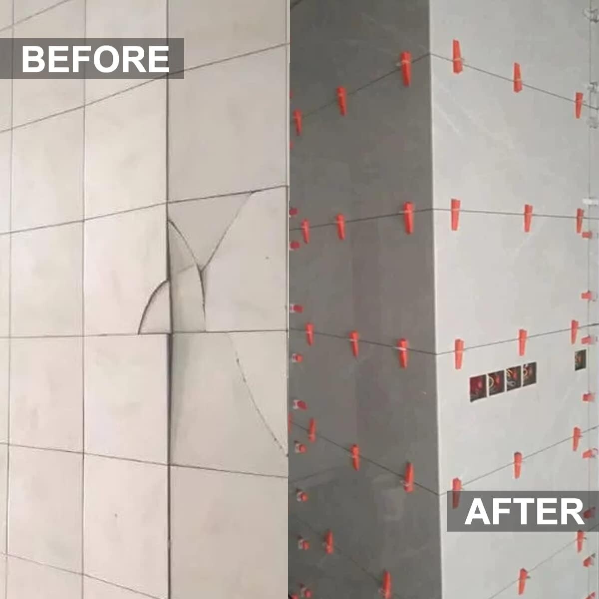 2000 pcs 1/16" Tile Leveling System Clips - Perfect for DIY & Pro Installers