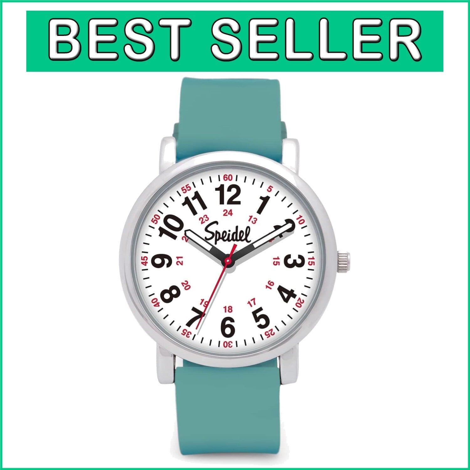 Elegant Nurse’s Watch with Luminous Hands - Stylish & Practical for Students