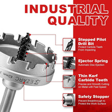 Load image into Gallery viewer, Heavy Duty Carbide Hole Cutter 4-5/16" for Stainless Steel &amp; Metal Cutting