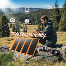 Load image into Gallery viewer, Lightweight 30W Solar Charger with Smart IC - Safe Charging in All Conditions