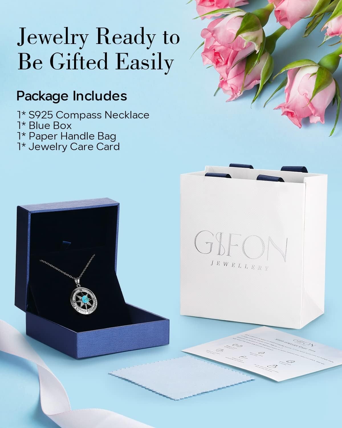 18K Gold-Plated S925 Necklace with Cubic Zirconia - Perfect Gift for Anniversary