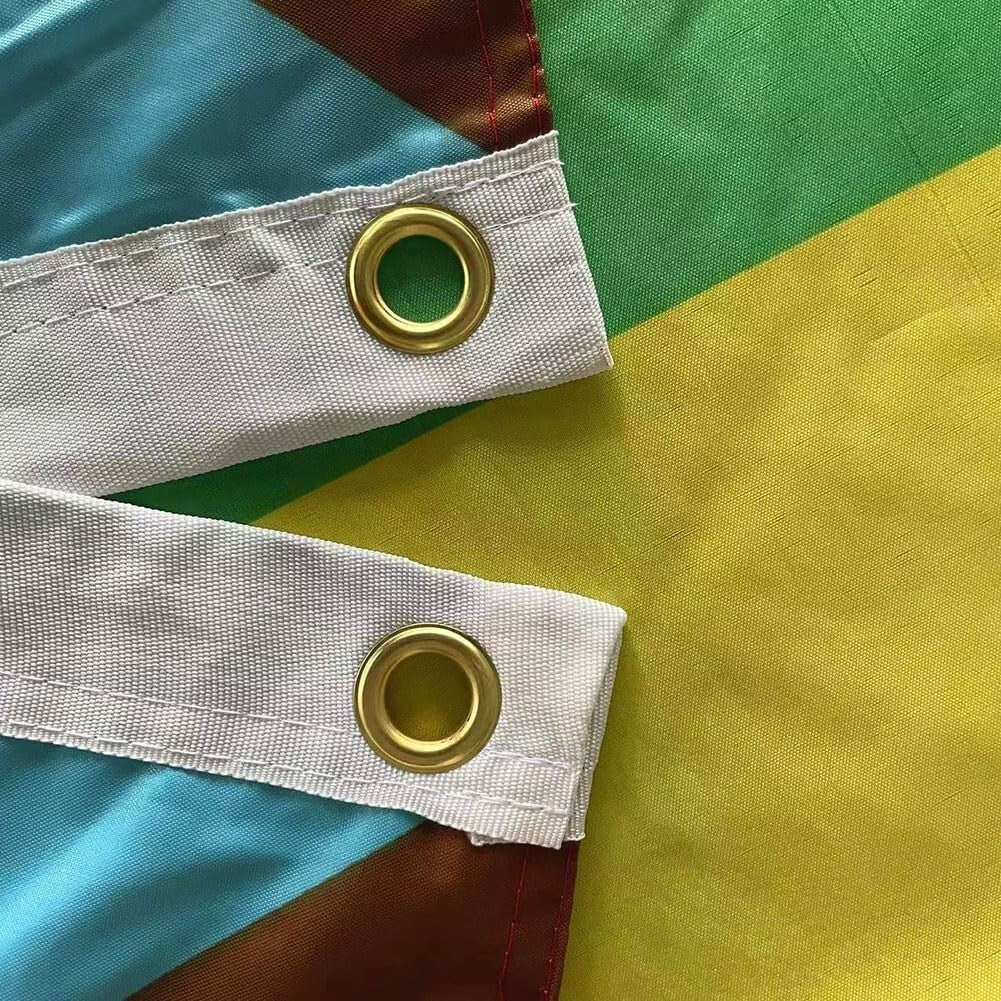 Inclusive Heavy Duty Double-Sided Rainbow Flag 5x8 - Perfect for Every Occasion
