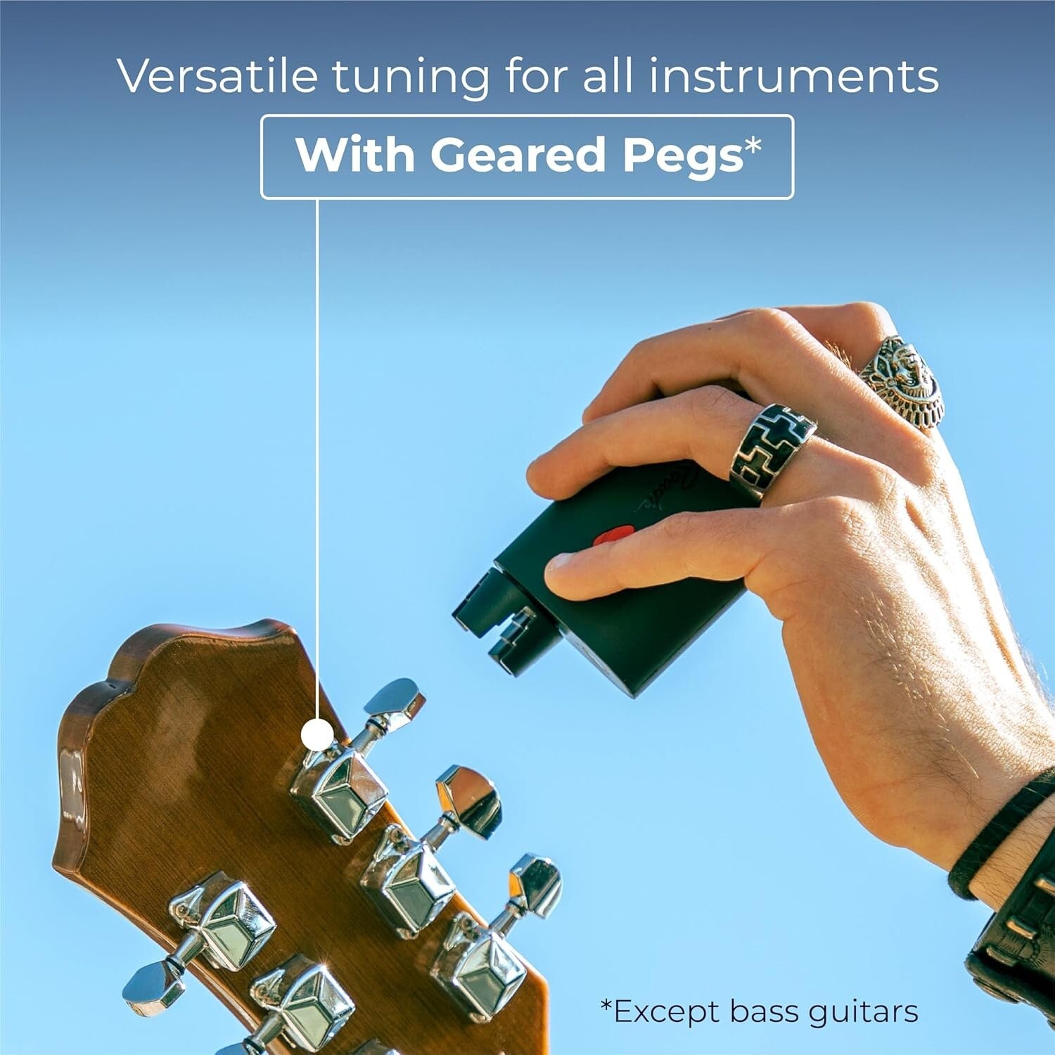 Portable Guitar Tuner & Built-In Metronome - 150+ Alternate Tunings Available