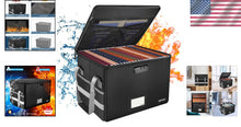 Load image into Gallery viewer, Water-Resistant Fireproof File Box with Combination Lock – Secure Your Valuables