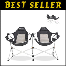 Load image into Gallery viewer, Ergonomic Foldable Hammock Chair with Cup Holder - Ultimate Outdoor Comfort