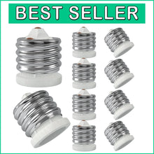 Load image into Gallery viewer, Reliable E39 to E26 Socket Reducer, 200℃ Heat-Resistant Ceramic Adapter, 10-Pack
