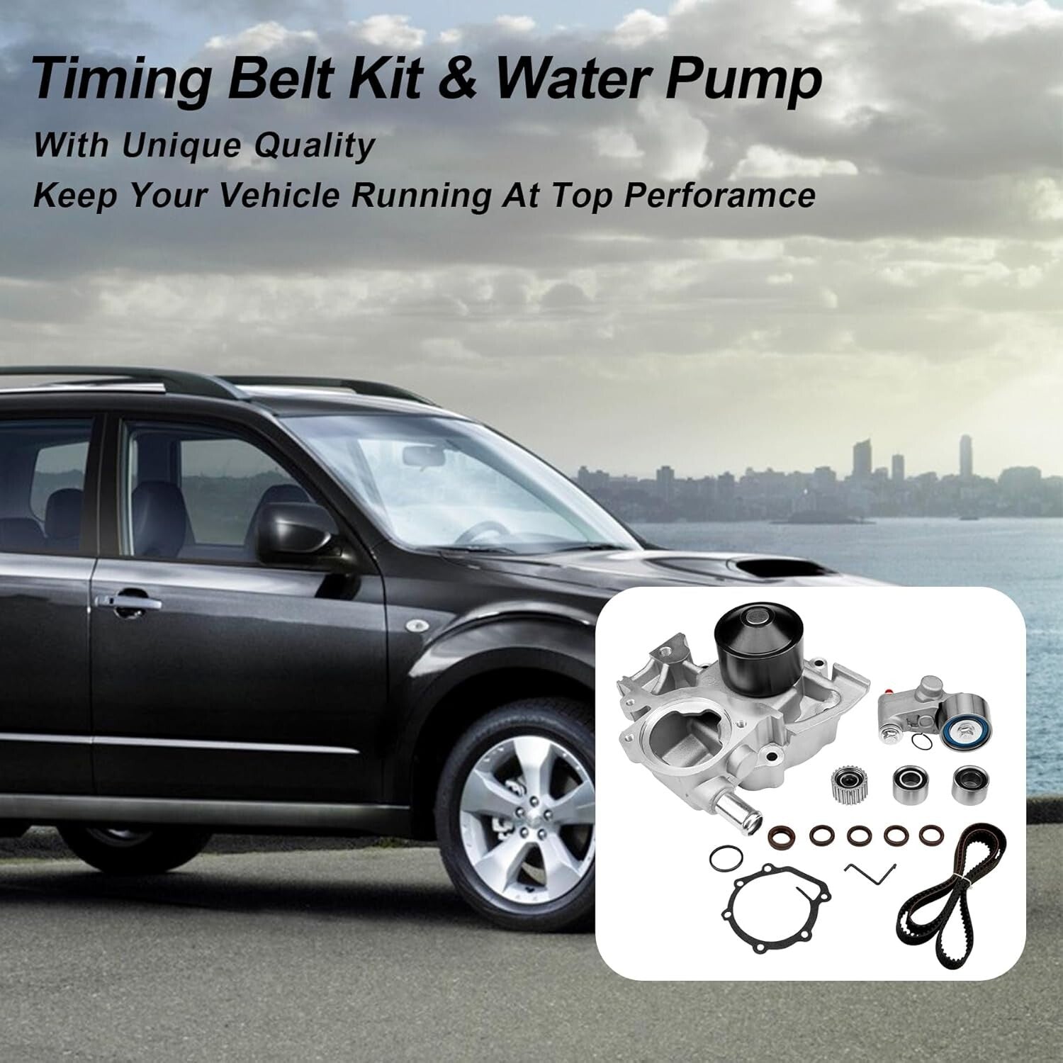 2006-2012 Subaru Timing Belt Kit with Water Pump - Reliable Engine Performance