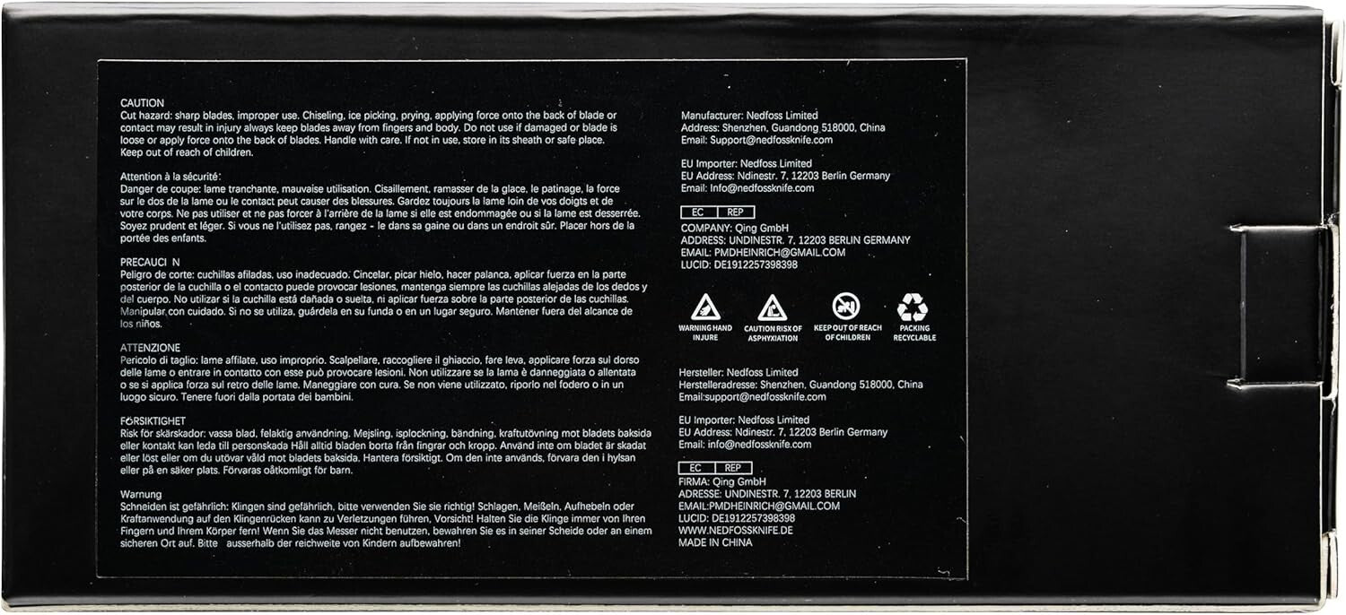 Versatile EDC Knife with 3.48'' Blade & Reversible Clip - Ideal for Outdoor Use