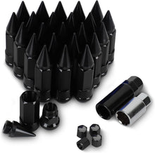 Load image into Gallery viewer, Durable 24PC M14X1.5 Lug Nuts Kit - Anti-Theft Alloy with Spline Keys Included