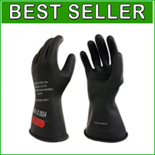 Load image into Gallery viewer, 11-Inch Insulating Voltage Gloves, Class 0 | Ideal for Lineman &amp; Electricians