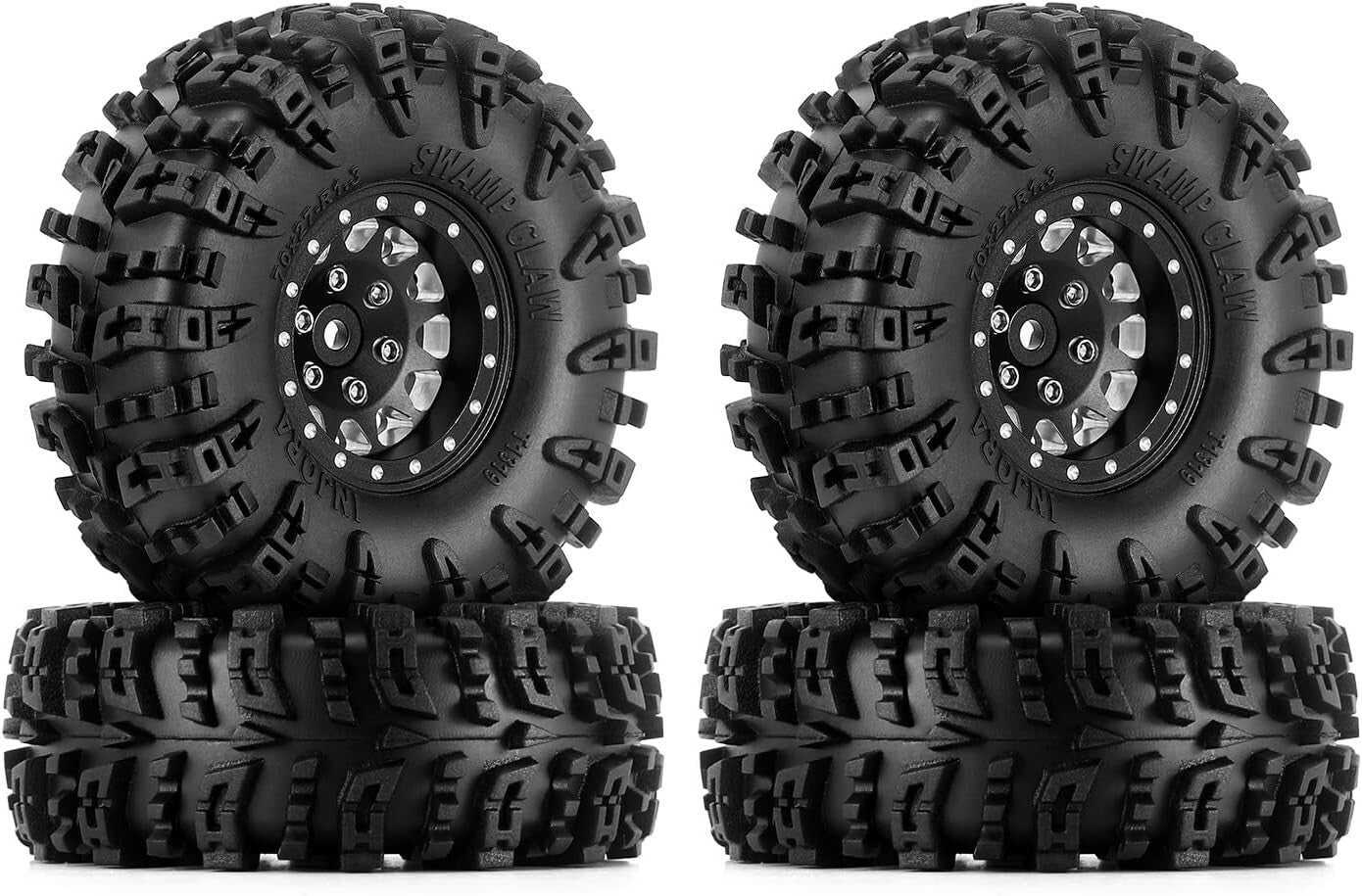 High-Performance 1.3" Wheel Tires Set for Ultimate RC Crawler Off-Roading